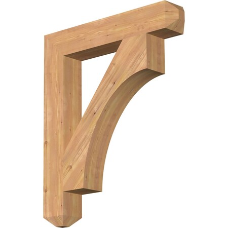 Ekena Millwork Westlake Craftsman Smooth Bracket, Western Red Cedar, 5 1/2"W x 34"D x 40"H BKT06X34X40WTL04SWR